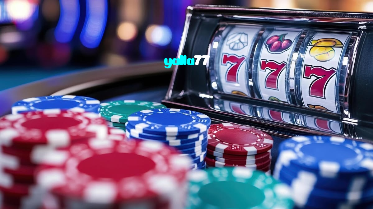 yalla77 casino presented on mobile device in Pakistan with slots and live games